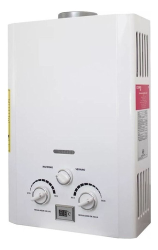 Calentador De Agua Instantáneo A Gas Lp 6l Por Minuto