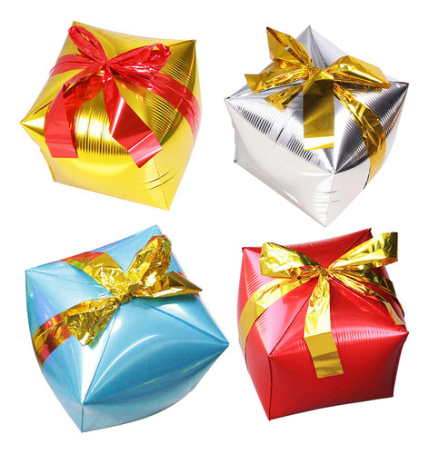 Caja De Regalo Photo Props 2021 Con Forma De Globo Cuadrado