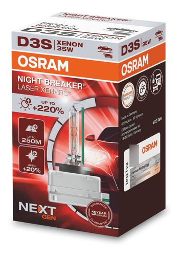 Osram Xenarc Night Breaker Laser D3s Proxima Generacion 220%