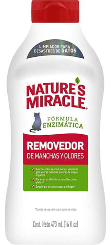 Natures Miracle Stain Odor Remove Gato 473 Ml