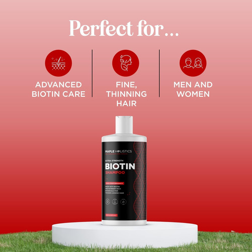 Shampoo Ultra Biotina Para Cabelos Ralos - Shampoo Volumizan