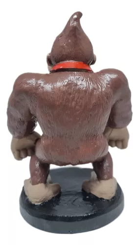 ESTATUA MACACO DONKEY KONG SUPER MARIO 15CM RESINA