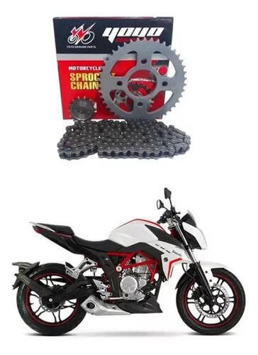 Kit De Transmision Zanella Rz3 Ruta 3 Motos