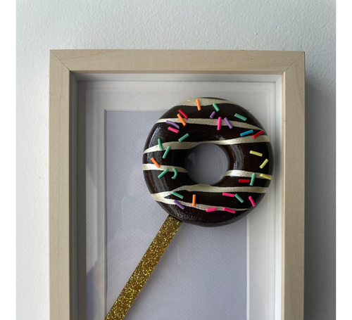 Cuadro Decorativo De Donut - Chispitas 