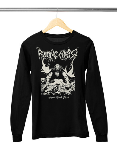 Camiseta Manga Larga Black Metal Rotting Christ C9