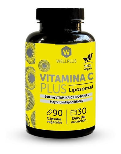 Vitamina C Liposomal Wellplus (90 Cápsulas)