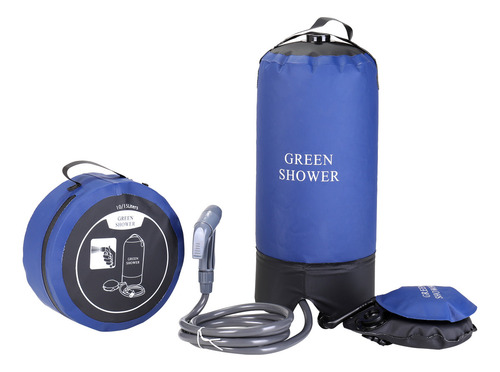 . Bolsa De Ducha Inflable Ligera Con Bomba De Pie Pvc For