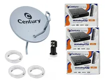 Comprar Kit Antena Parabolica Ku 75cm C\u002F 3 Midiabox B7 Century Ku 5g