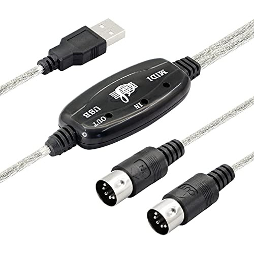 Cable Adaptador Usb Midi, Macho Tipo A Din De 5 Pines, ...