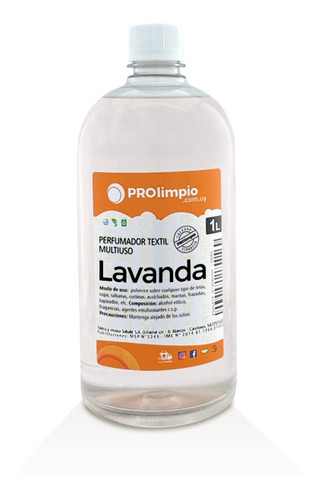 Perfumador Liquido Para Telas De Lavanda 1 Litro - Prolimpio