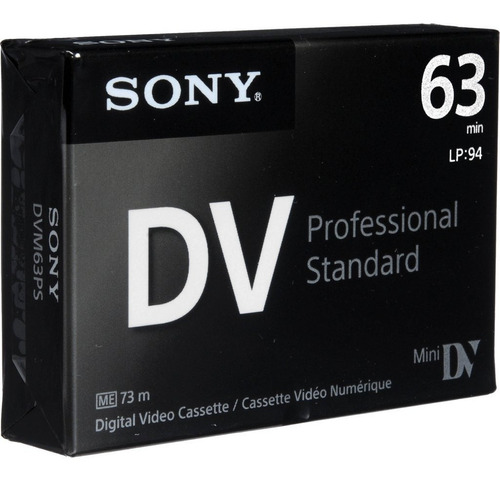 Minidv Profesional Sony   63mm