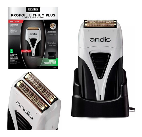 Shaver Profoil Lithium Plus Andis Inalambrica Titanium