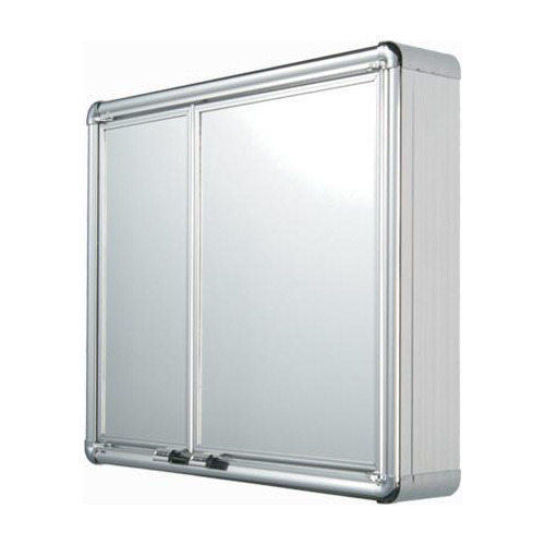 Armario Banheiro Astra Aluminio 54x45x11.5 Cm Lbp16/s