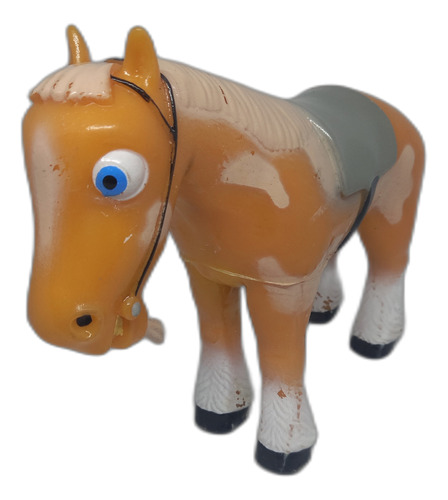 Caballo Percherón Goma 32cm Granja De Zenon Juguete Sonido