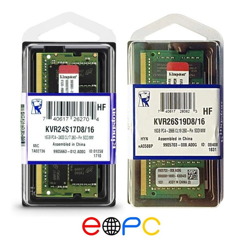 Imagen 4 de 6 de Memoria Ram Ddr4 4gb 8gb 16gb Laptop 2400 2666 2933 3200 Mhz