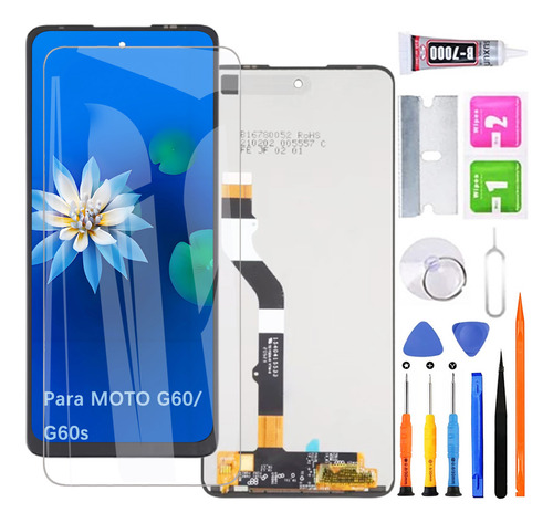 Pantalla Para Moto G60 G60s Xt2133/Xt2135 Display