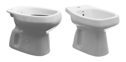 Combo Sanitarios Roca Monaco Inodoro Corto Y Bidet Cs7282 *