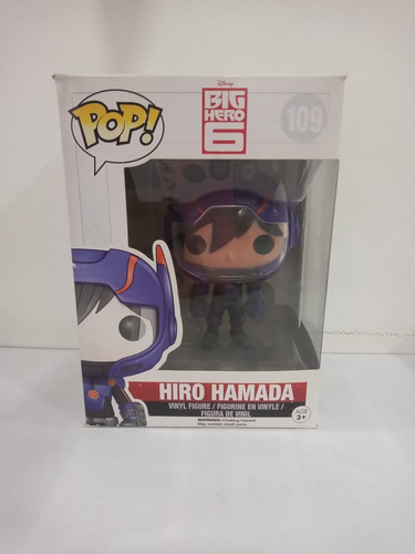 Imagen 3 de 3 de Funko Pop Disney Big Hero 6 Hiro Hamada 109