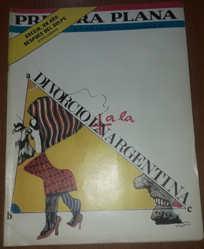 Revista Primera Plana N°279 30 De Abril Al 6 De Mayo De 1968