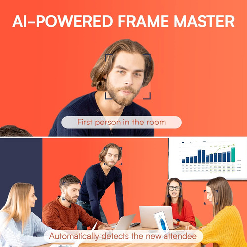 Cámara Web 4k Ai 110° 6 Mics - Videoconferencia Con Ia