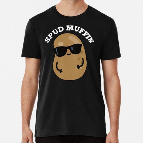 Remera Spud Muffin Funny Potato Puns (bg Oscuro) Algodon Pre