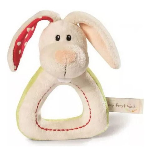 Peluche Sonajero 15 Cm Para Bebés Nici Diseño Conejo