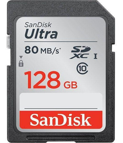 Cartão De Memória Sandisk Ultra Micro Sdxc 128gb Classe 10