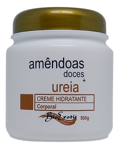  Creme Hidratante Uréia 10% E  Ól. Amendoas 500g Bioexotic
