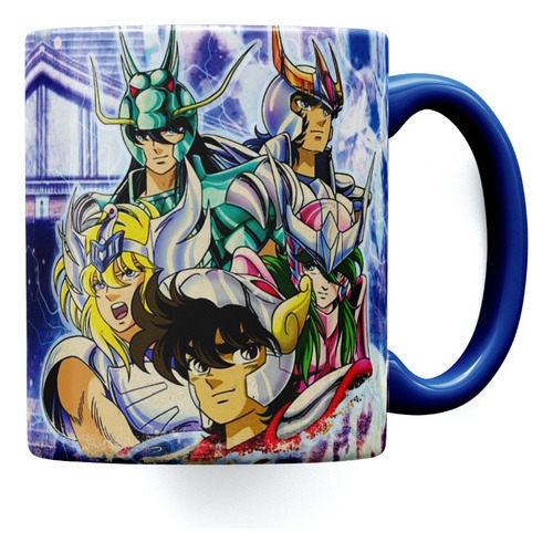 Taza Cerámica Caballeros Del Zodiaco Saint Seiya Anime Manga