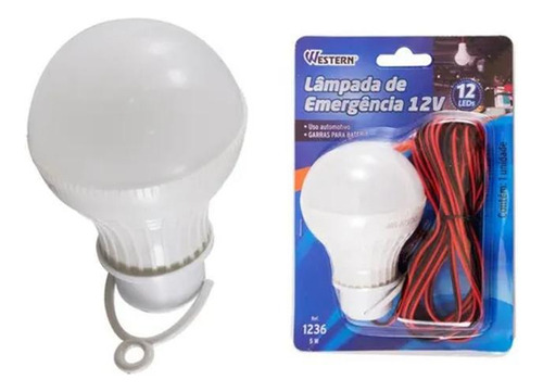 Lâmpada De Emergência 12v C/ Garras | Western 1236