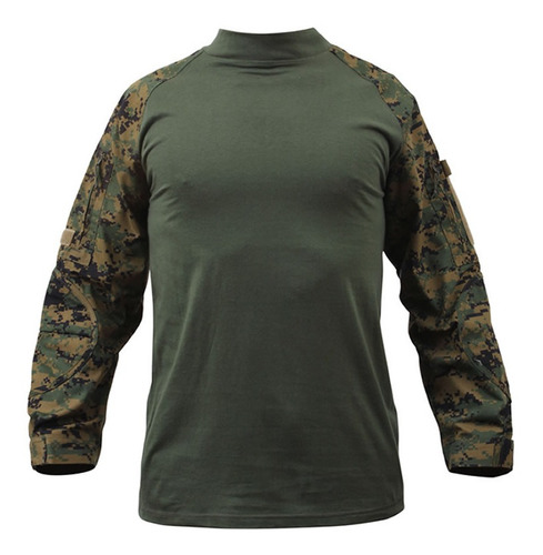 Buzo Polera Comando Special Ops Mangas Ripstop Camo Jungla