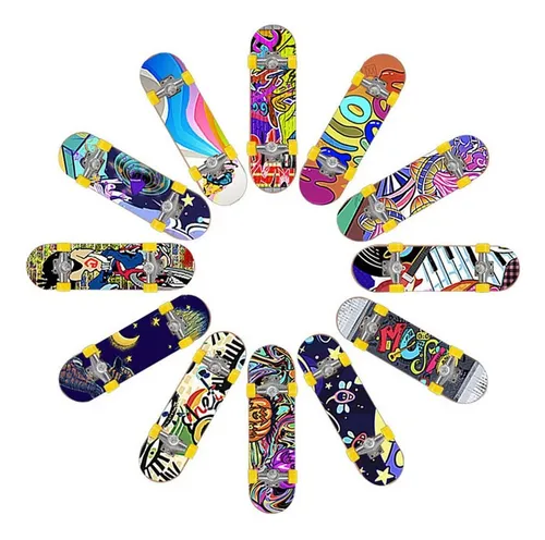 Fingerboard - Skate De Dedo Profissional Rodinhas Rolamento