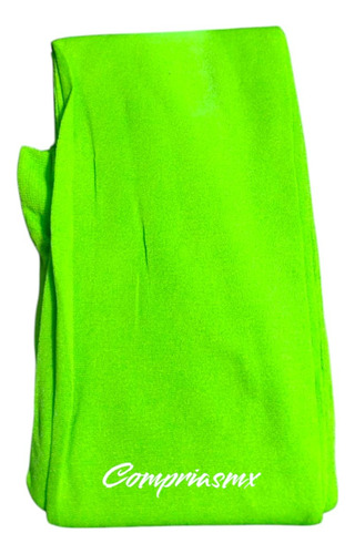 Medias Pantimedias Colores Xg Plus Kawai Moda Japonesa Opaca Verde Limon Xg