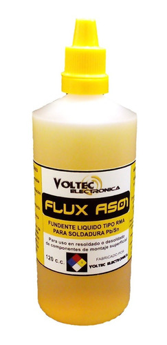Flux Soldadura Componentes - Voltec As01, Baja Viscosidad
