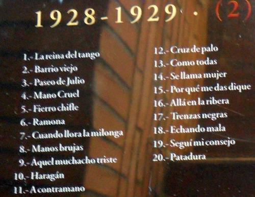 Todo Carlos Gardel : 20 Temas 1928/29 * Cd Spain Impecable (Usado)