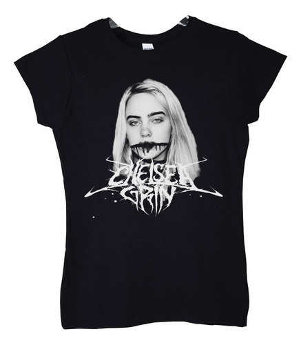 Polera Mujer Chelsea Grin Billie Eilish Rock Abominatron