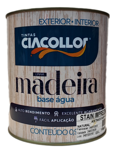 Protector De Madera Al Agua Ciacollor 0,9l (natural) Stain