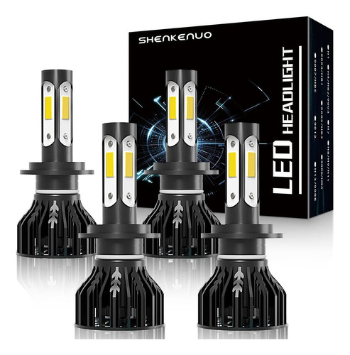 For Bmw 320i 2001-2005 Kit De Focos Led H7+h7 Haz Alto/bajo