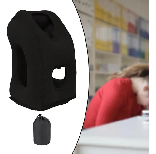 Reposacabezas Portátil Niños Adultos Almohada For Negro