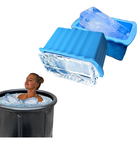 Máquina De Hielo Rectangular H Ice Bucket De Gran Tamaño Par