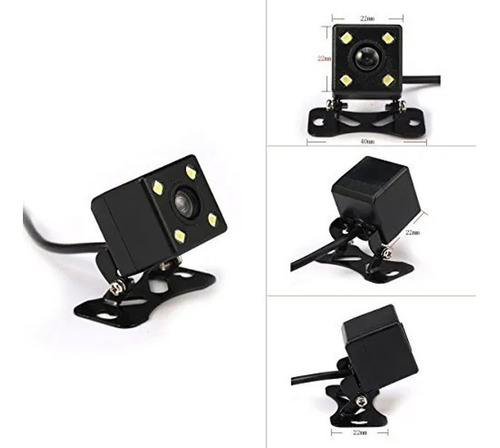 Cámara Auto Retroceso Visión Nocturna 4 Led Ip68