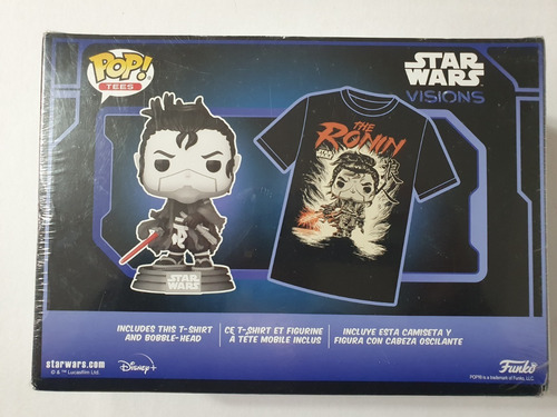 Funko Pop The Ronin Star Wars + Camiseta Talla G Size L
