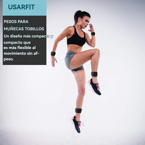 Pesas De Tobillo Ajustables Para Fitness Y Ejercicio