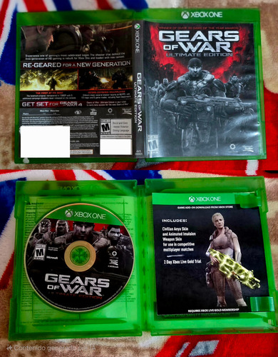 Pack5juegos Xbox360/one Gears Of War + Autógrafo'rodferguson (Usado)