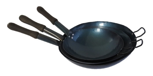 Wok ,sarten En Hierro Cold Rolled 40 Cms , Uso Profesional