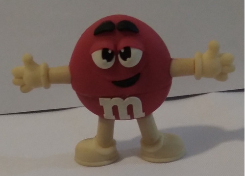 Muñeco M & M ,chico De Goma Dura.