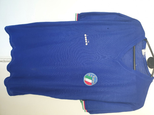 Camiseta Seleccion Italia Titular Diadora 1990 Toto Schillac