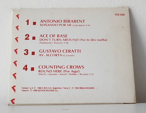 Cd Difusión Cerati Birabent Ace Of Base Counting Crows