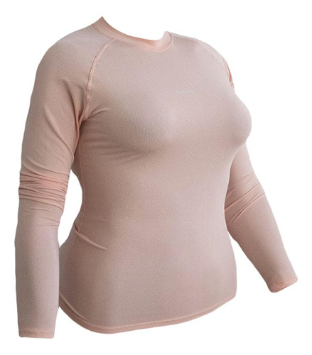 Remera Training Pro One Melocoton Plus Size  Rs Mujer