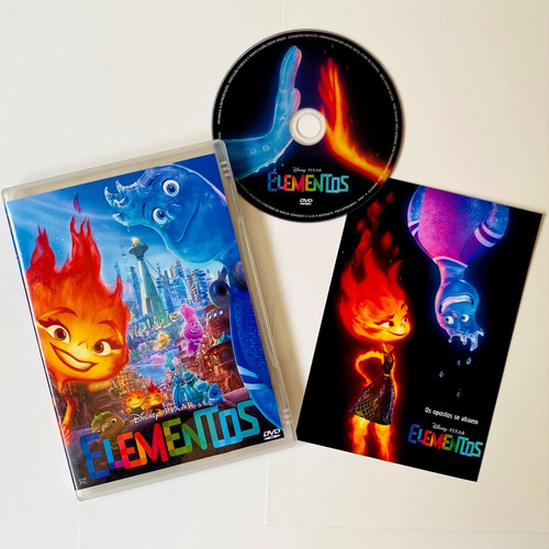 Dvd Elementos Cruella Raya Pinóquio Mulan A Pequena Sereia
